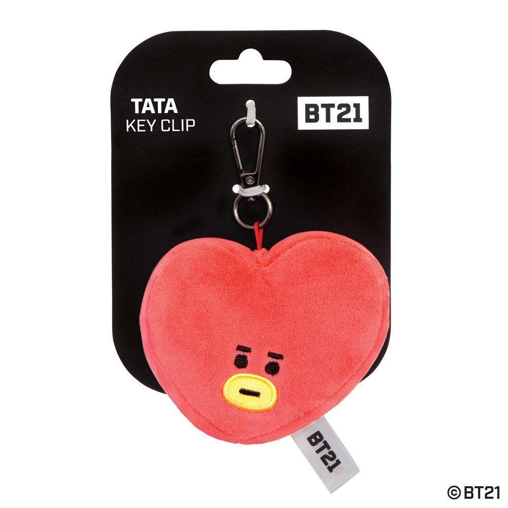 BT21 TATA Plush Head Keychain - TOYBOX Toy Shop