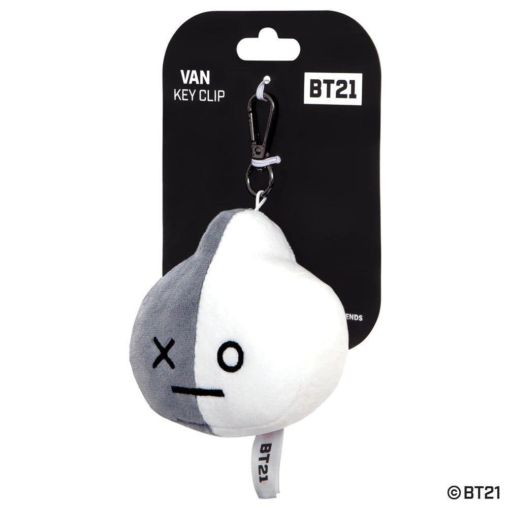 BT21 VAN Head Plush Key Clip - TOYBOX Toy Shop