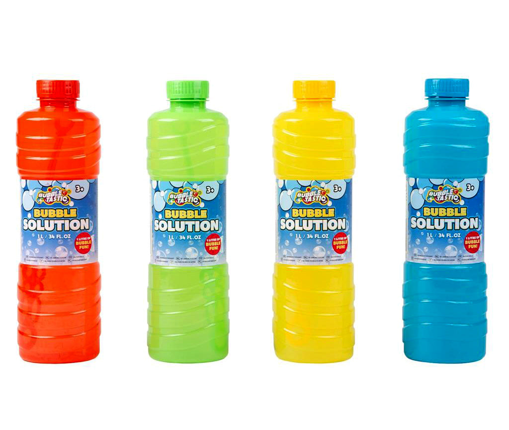 Bubble Solution Bottle 1L - Assorted - TOYBOX Toy Shop