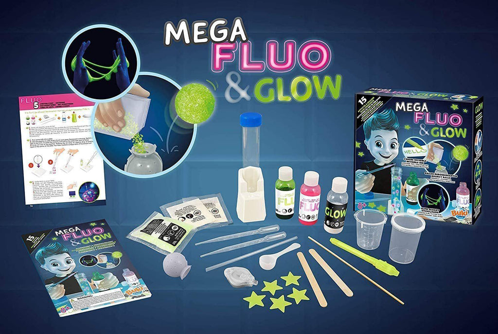 BUKI France 2162 Mega Fluo & Glow - TOYBOX Toy Shop