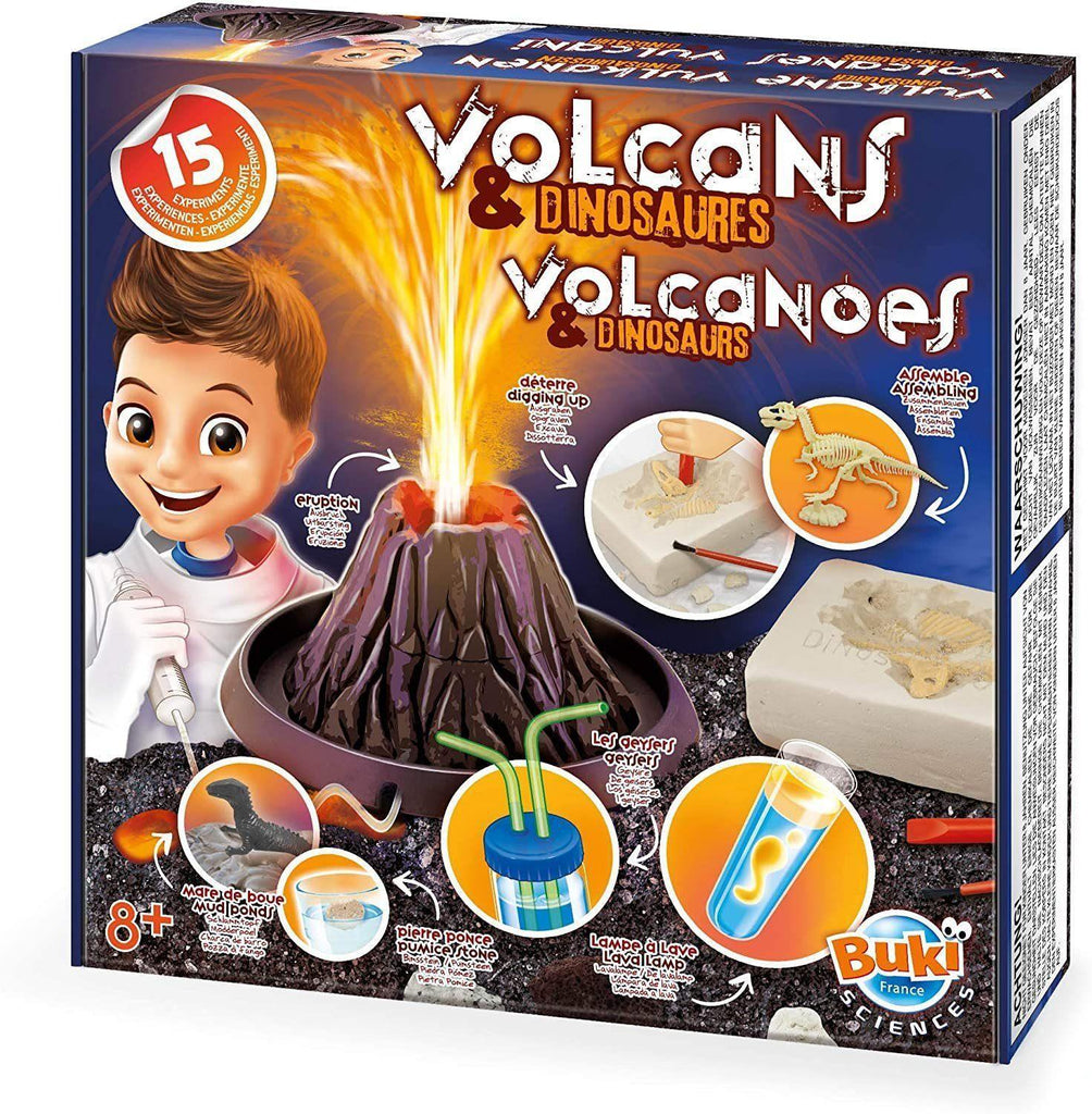 BUKI France 2224 - Volcanoes and Dinosaurs - TOYBOX Toy Shop