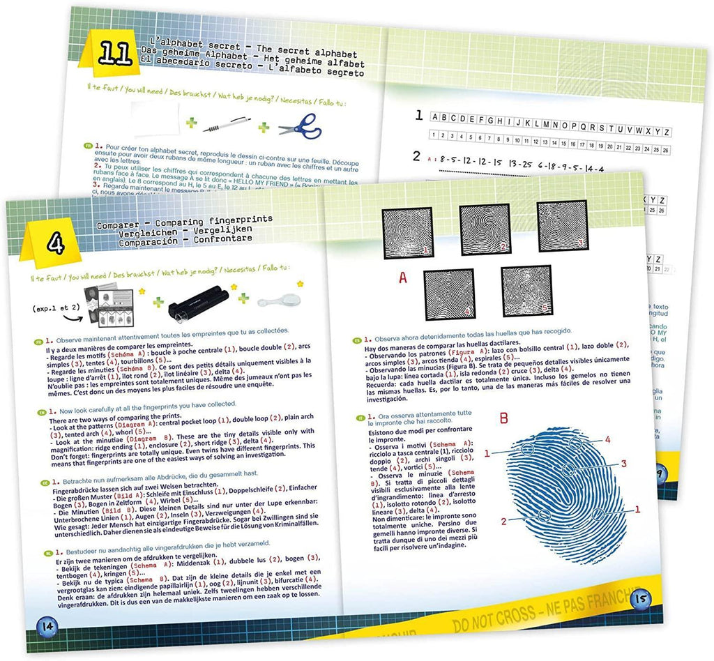 BUKI France 7101 Experiments Fingerprints - TOYBOX Toy Shop