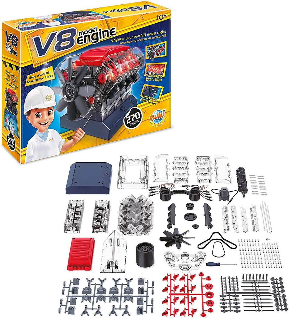 Buki France 7161 Engine V8 Construction Set - TOYBOX Toy Shop