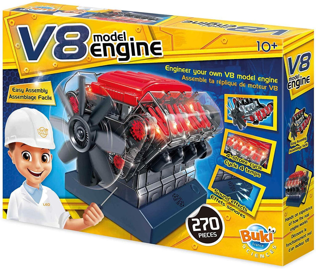 Buki France 7161 Engine V8 Construction Set - TOYBOX Toy Shop