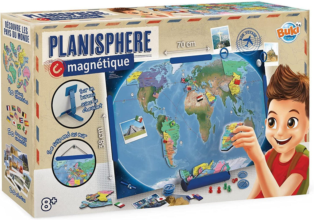 BUKI France 7346 Magnetic Planisphere - TOYBOX Toy Shop