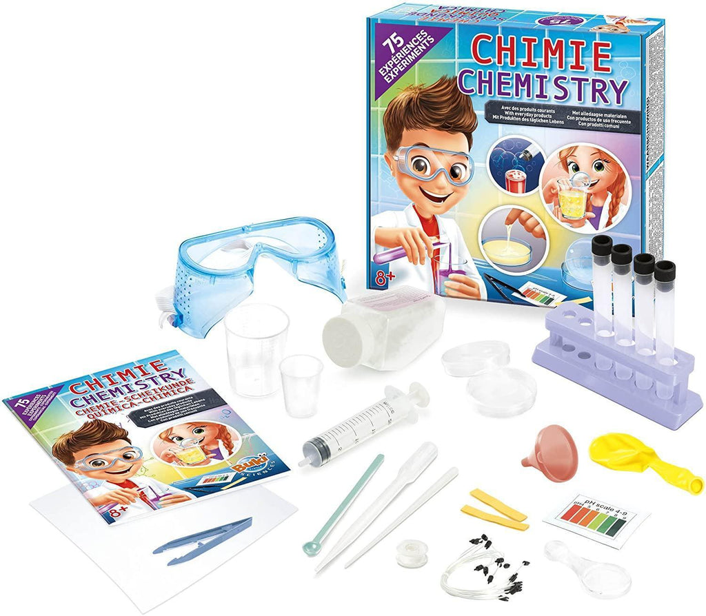 BUKI France 8363 Chemistry Lab 75 experiments - TOYBOX Toy Shop