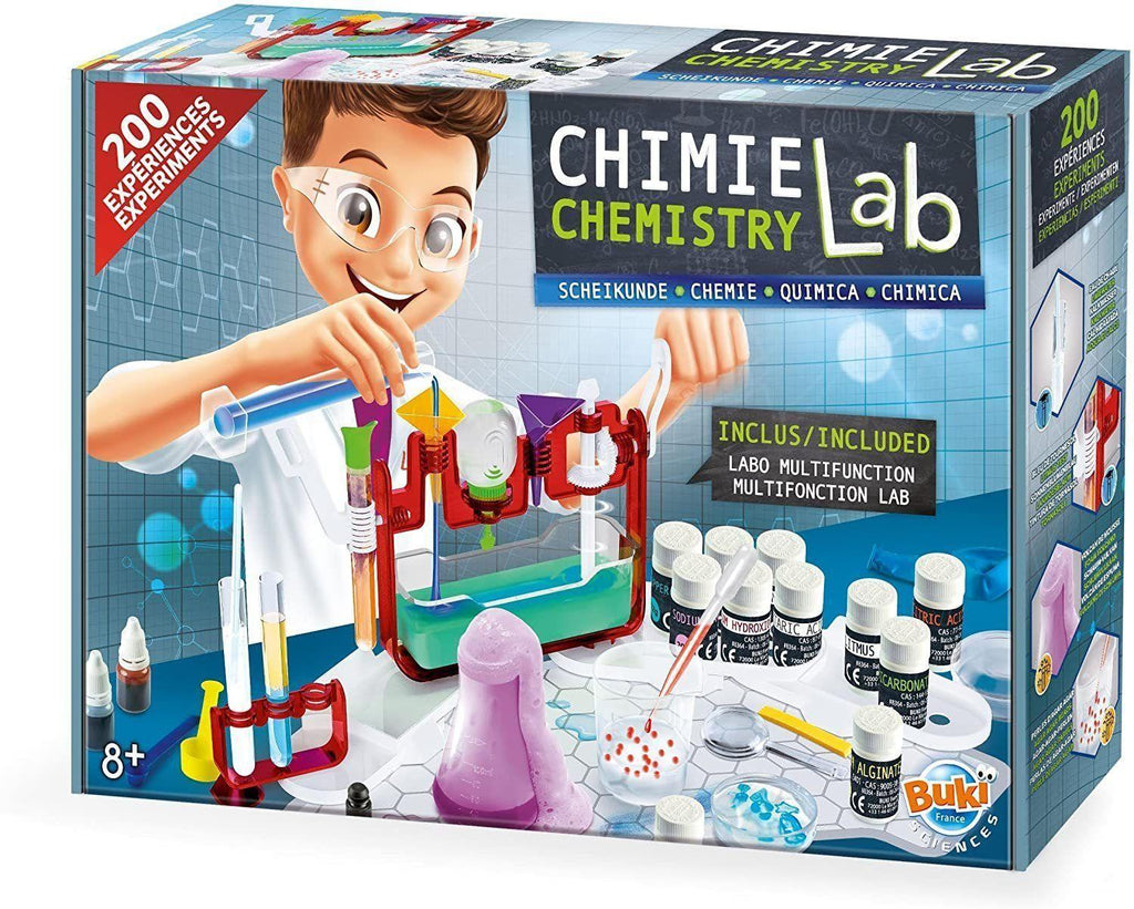 BUKI France 8364 Chemistry Lab 200 Experiments - TOYBOX Toy Shop