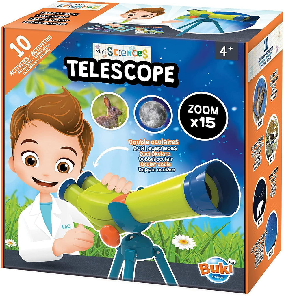 BUKI France 9004 Mini Sciences Telescope - TOYBOX Toy Shop