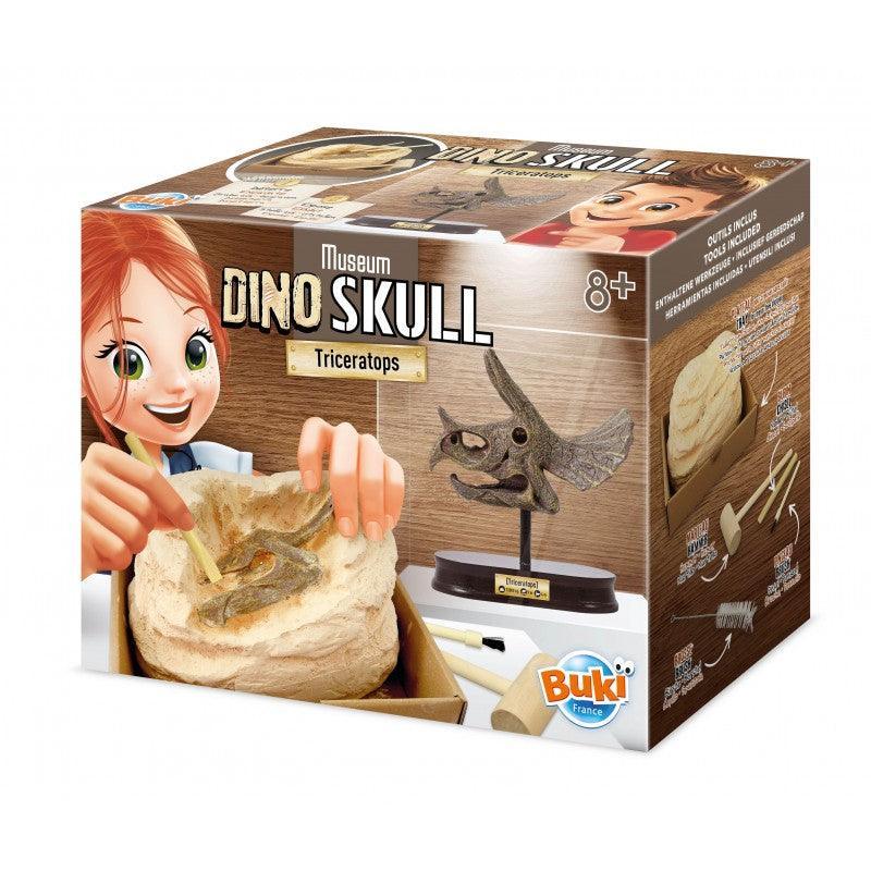 BUKI France Dino Museum Skull - Triceratops - TOYBOX Toy Shop
