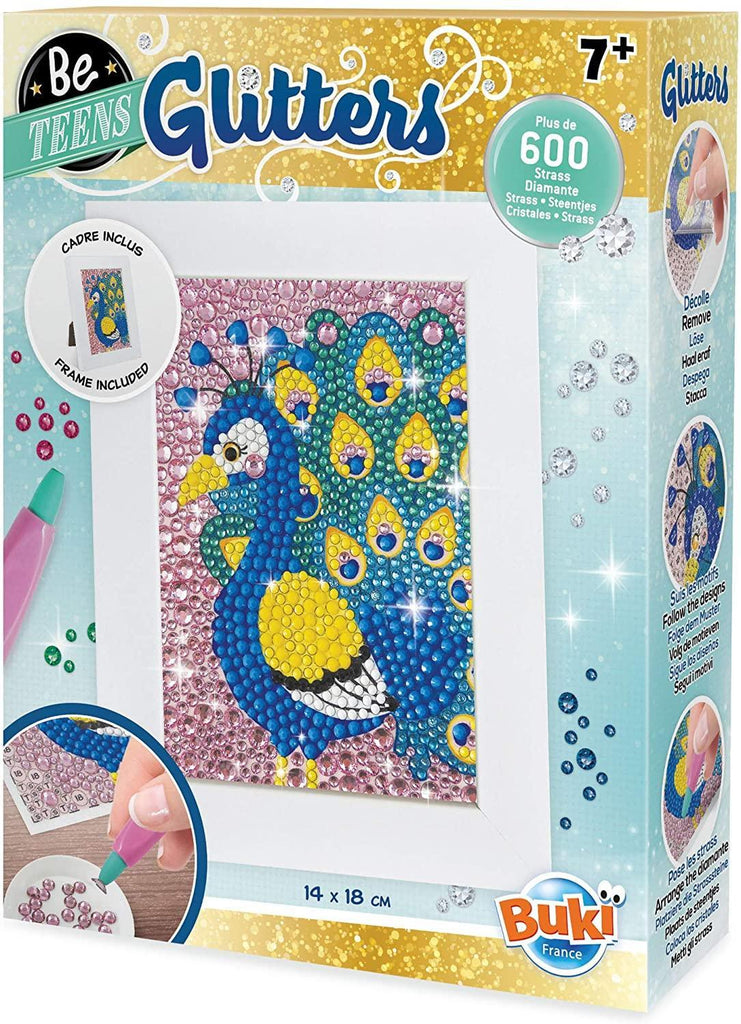 BUKI France DP012 Be Teens Glitters - Peacock - TOYBOX Toy Shop