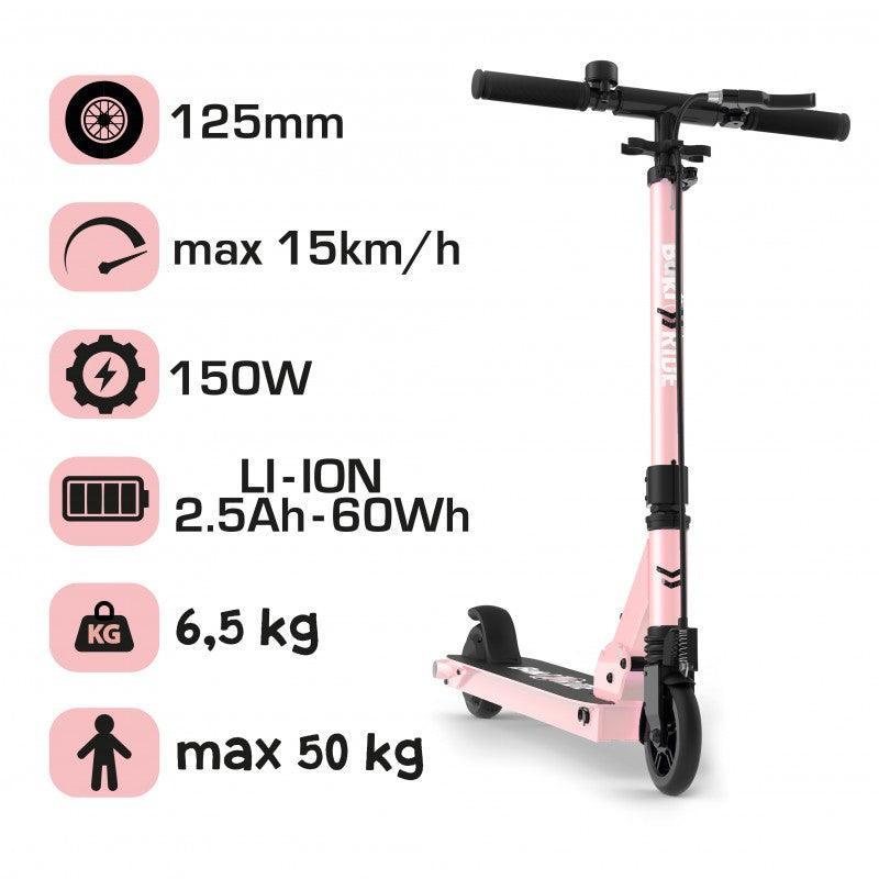 BUKI France Electric Battery Powered Scooter 125mm - Pink Gold - TOYBOX Toy Shop