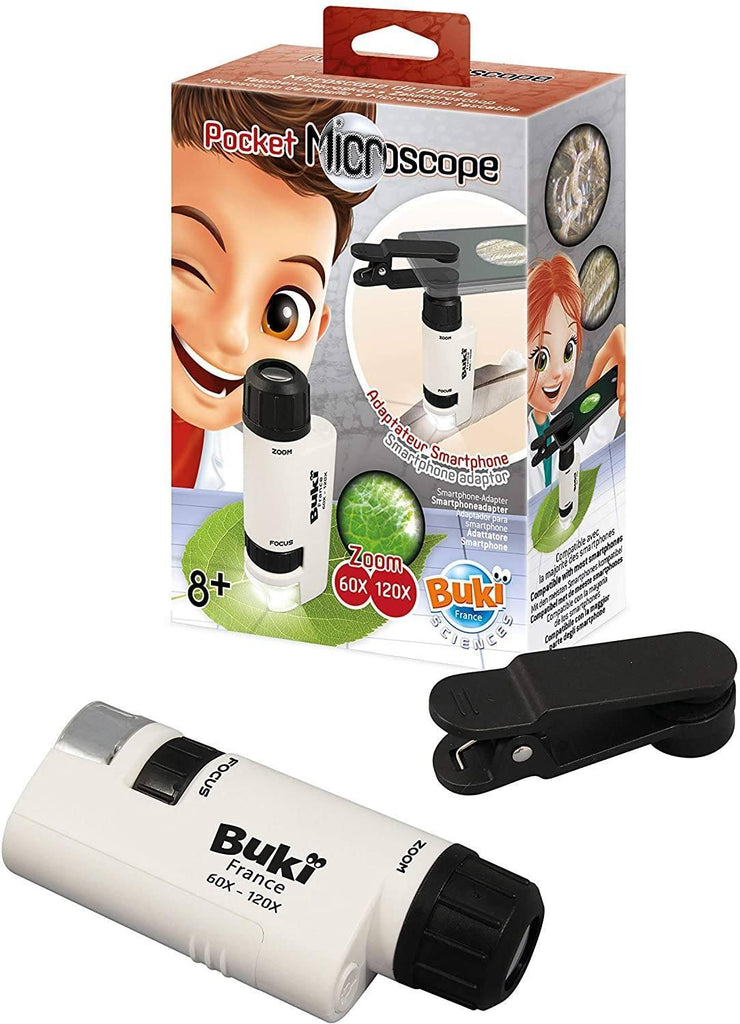 BUKI France MR200 Pocket Microscope - TOYBOX Toy Shop