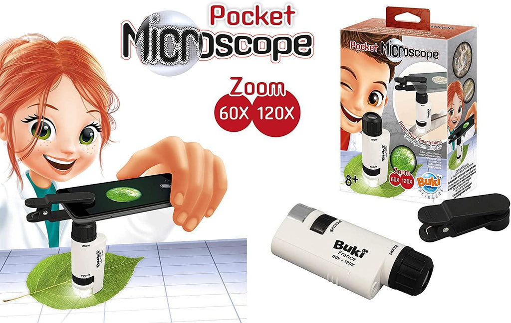 BUKI France MR200 Pocket Microscope - TOYBOX Toy Shop