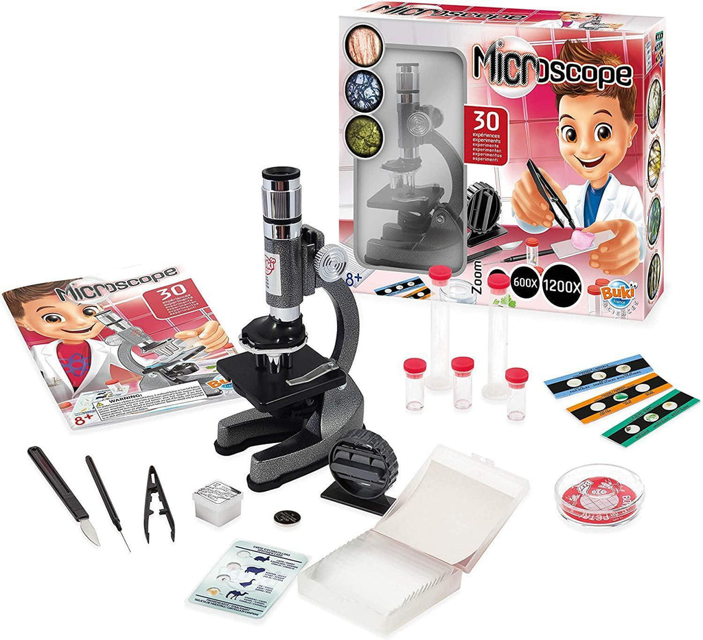 Buki France Microscope 30 Experiments - TOYBOX Toy Shop