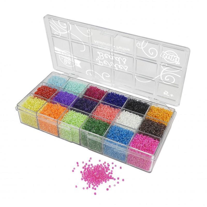 BUKI France PE012 Box of Transparent Beads - TOYBOX Toy Shop