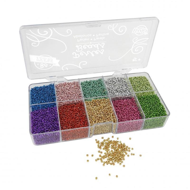 BUKI France PE013 - Metallic Beads Box - TOYBOX Toy Shop