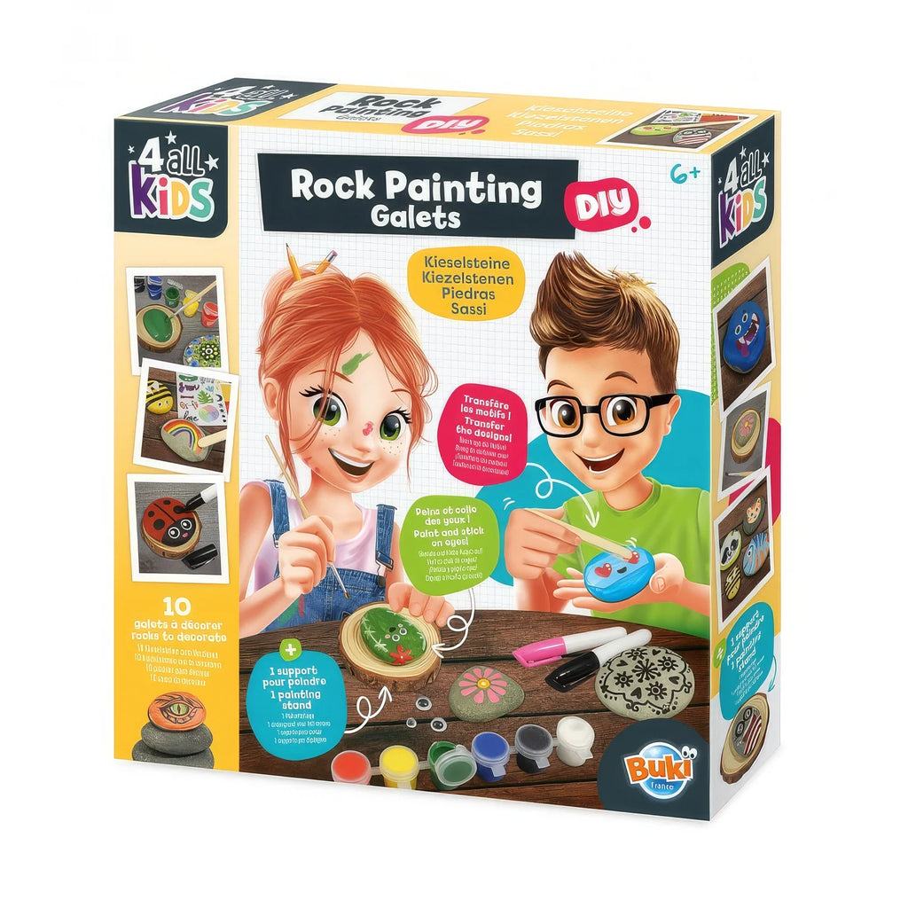 BUKI France Rock Painting Educational Playset - TOYBOX Toy Shop