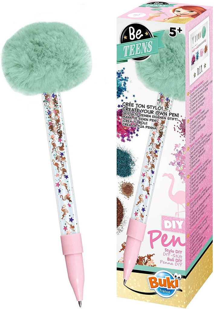 BUKI France STYL03 Be Teens Flamingo DIY Pen - TOYBOX Toy Shop
