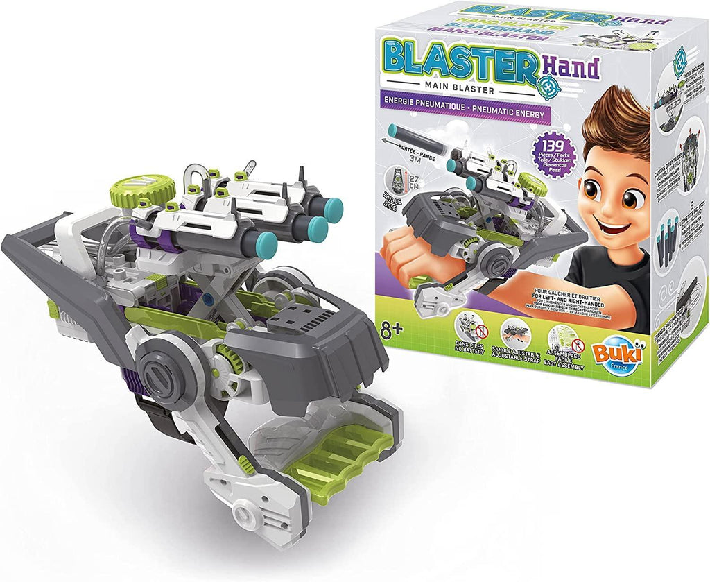 BUKI Hand Blaster: Build and Blast Your Way to Fun - TOYBOX Toy Shop