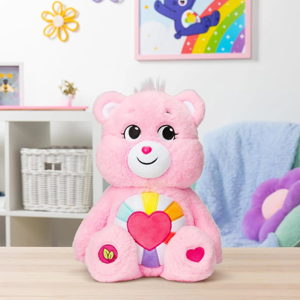 Care Bears 14 Inch Medium Plush-Hopeful Heart Bear - TOYBOX Toy Shop