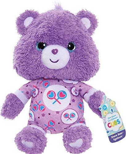 Care Bears 43877 Cubs - Share Bear Purple Plush 20cm - TOYBOX Toy Shop