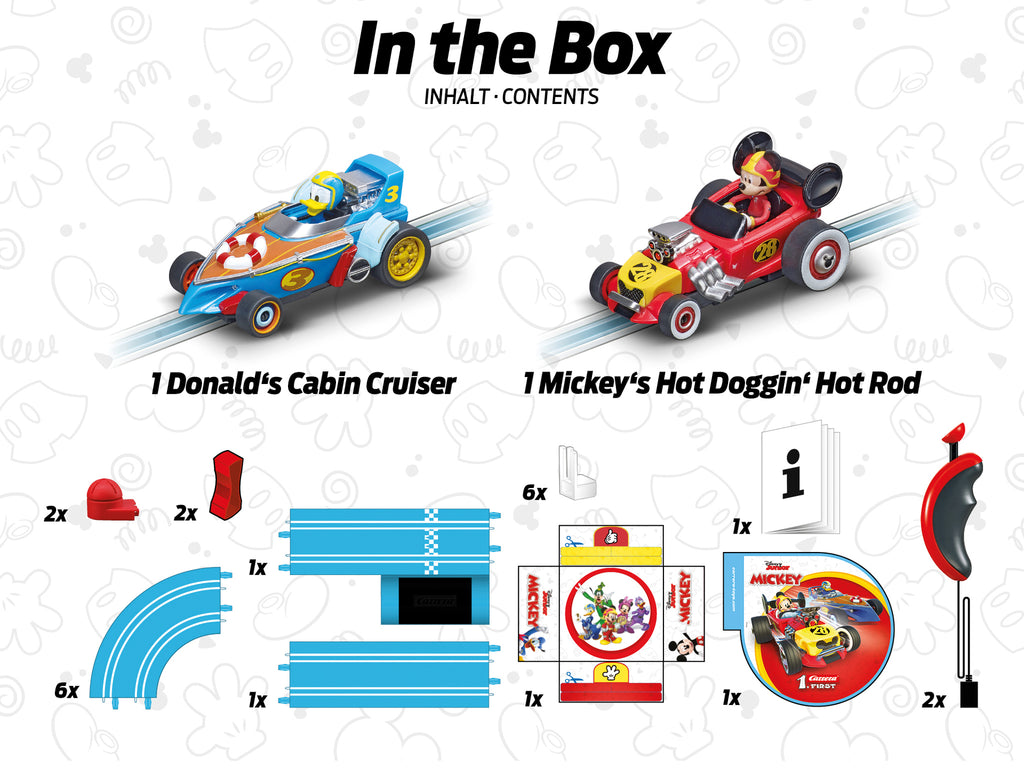 Carrera First Race Track - Mickey's Fun Race - TOYBOX Toy Shop