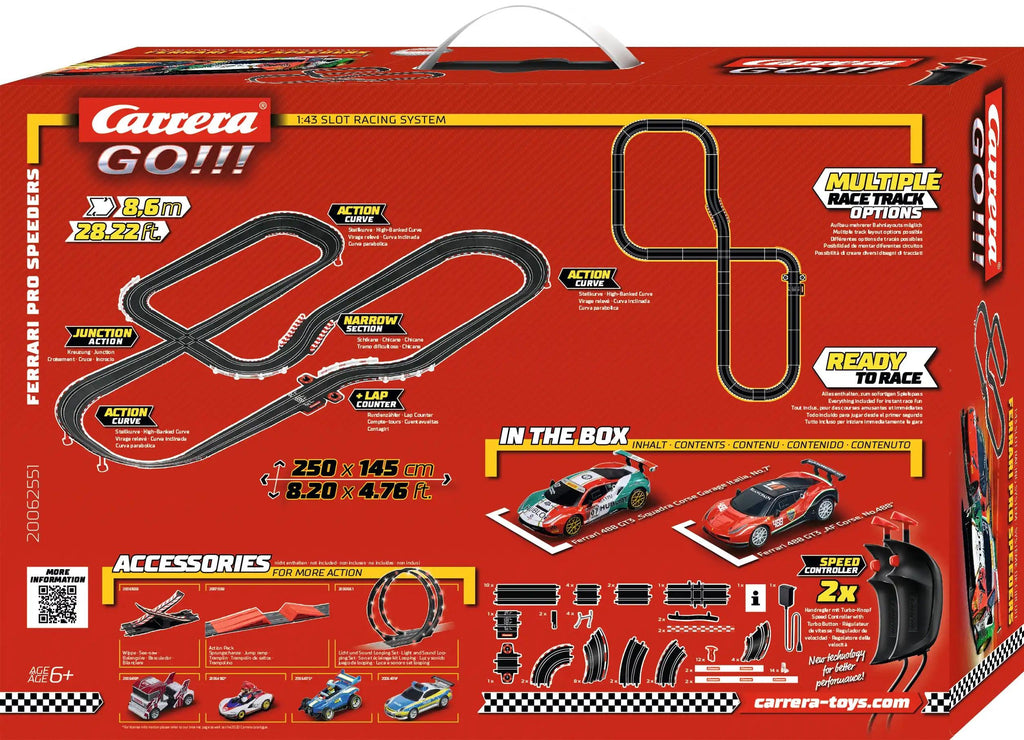 Carrera GO!!! Race Track - Ferrari Pro Speeders - TOYBOX Toy Shop