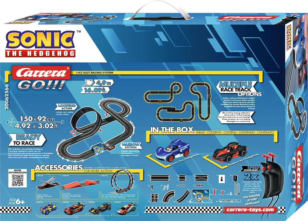 Carrera GO!!!  Sonic The Hedgehog Slot Car Racing Track - TOYBOX Toy Shop