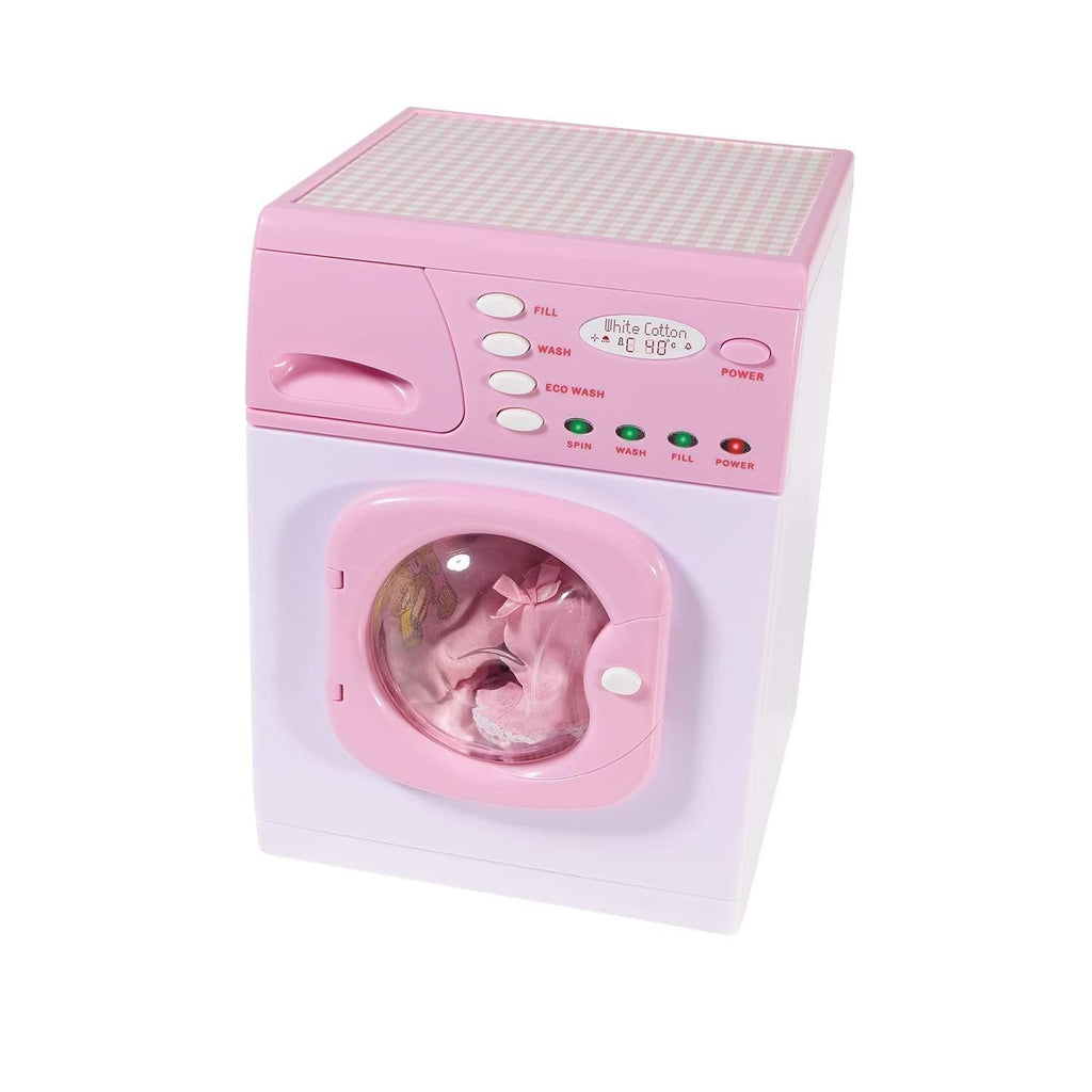 Casdon 621 Electronic Washing Machine - Pink - TOYBOX Toy Shop