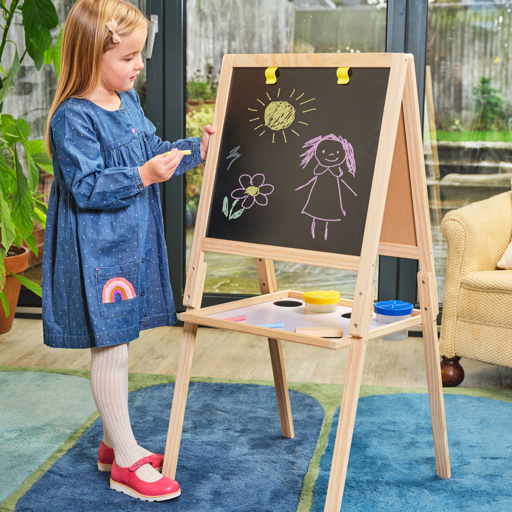 Casdon Wooden Easel - TOYBOX Toy Shop