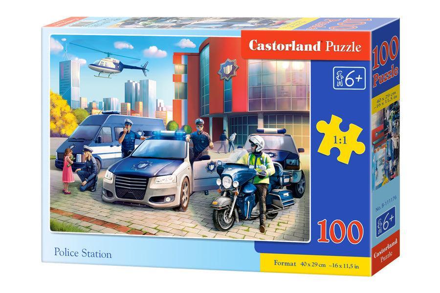 Castorland 100 Piece Jigsaw Puzzle - Police Station - TOYBOX Toy Shop