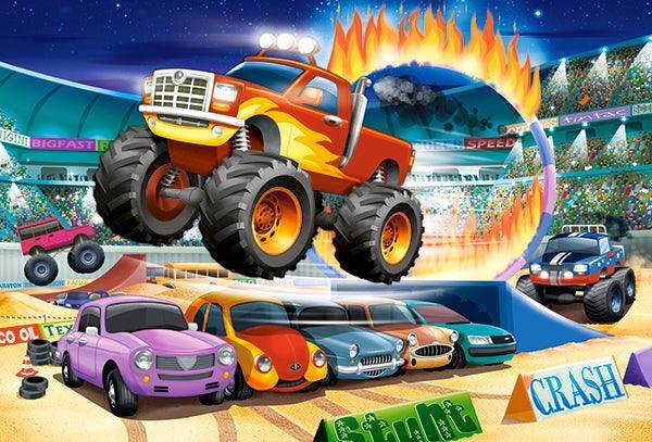 Castorland 40 Piece Jigsaw Puzzle - Jumping Monster Truck - TOYBOX Toy Shop