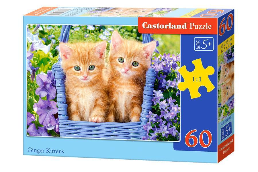 Castorland 60 Piece Jigsaw Puzzle - Ginger Kittens - TOYBOX Toy Shop