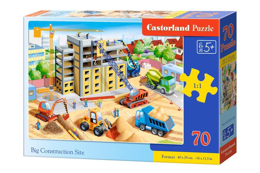 Castorland 70 Piece Jigsaw Puzzle - Big Construction Site - TOYBOX Toy Shop