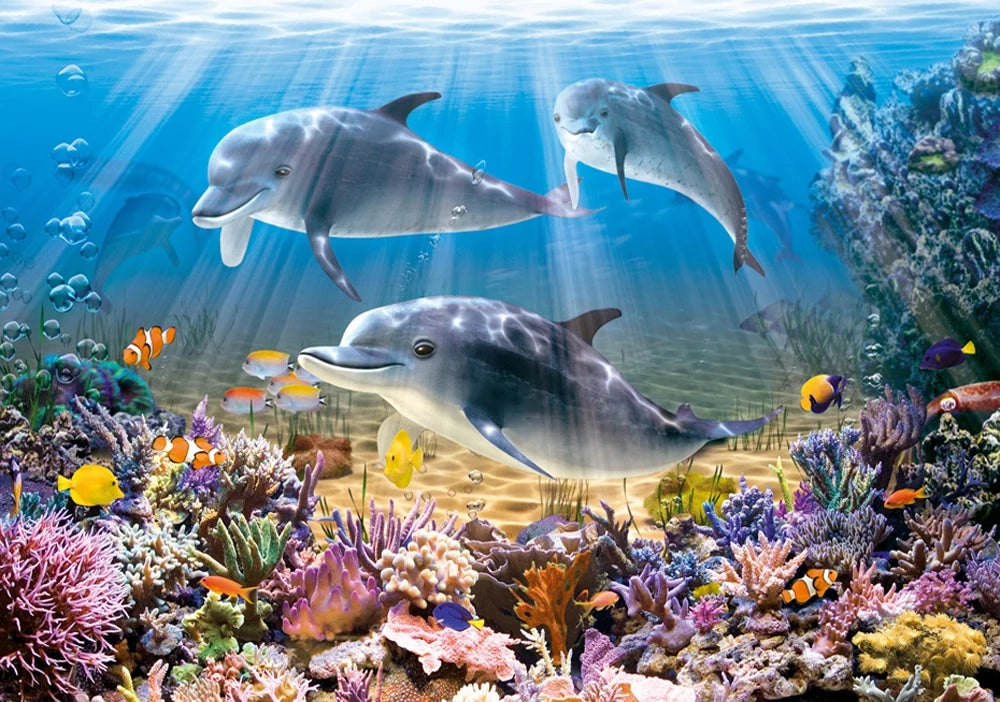 Castorland Puzzle Dolphins Underwater (500 pcs) - TOYBOX Toy Shop