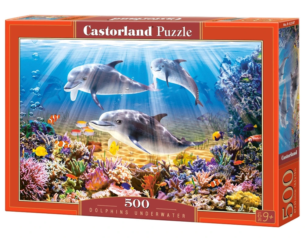 Castorland Puzzle Dolphins Underwater (500 pcs) - TOYBOX Toy Shop