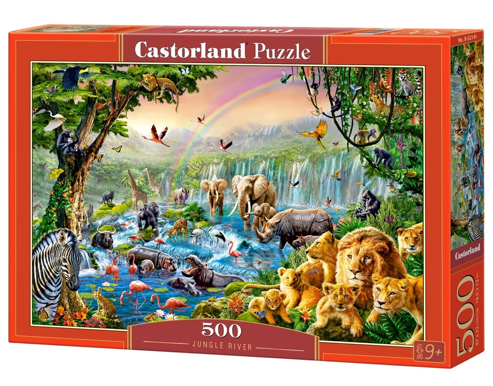 Castorland Puzzle Jungle River (500 pcs) - TOYBOX Toy Shop