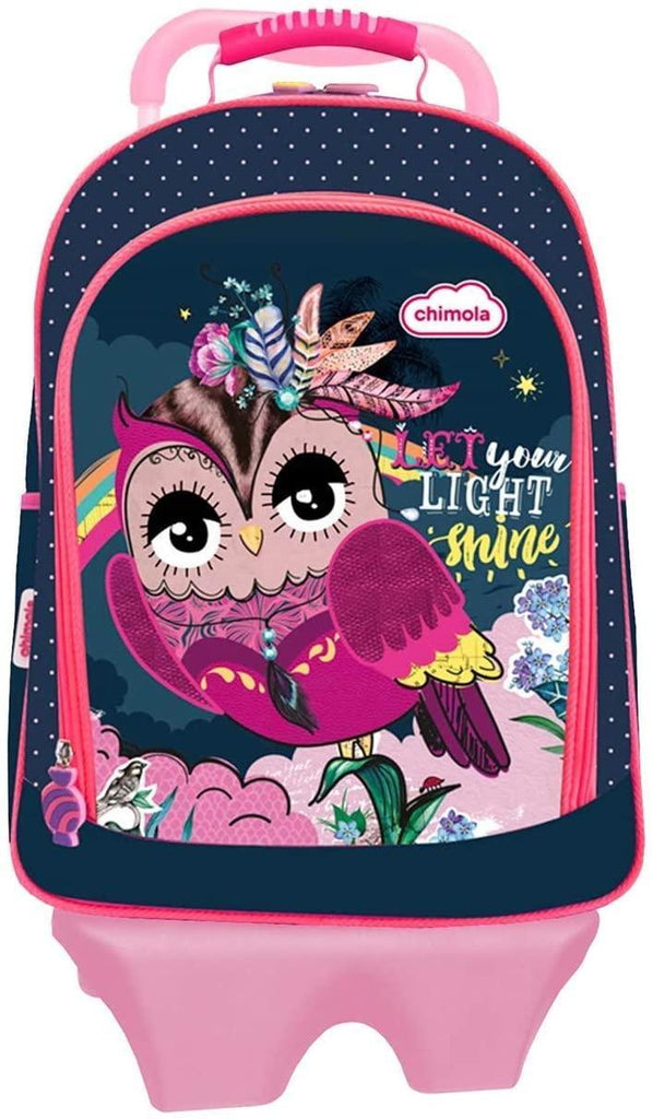 Chimola Owl 45cm Backpack With Removable Trolley - TOYBOX Toy Shop