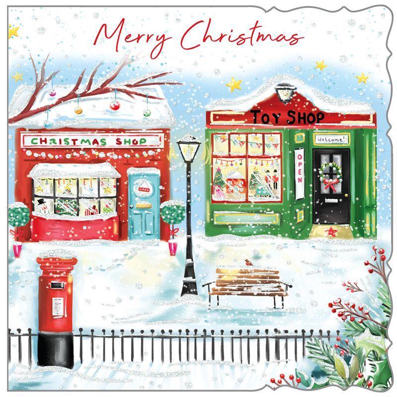 Christmas Shopping Premium Boxed Cards 10 Pack - TOYBOX Toy Shop