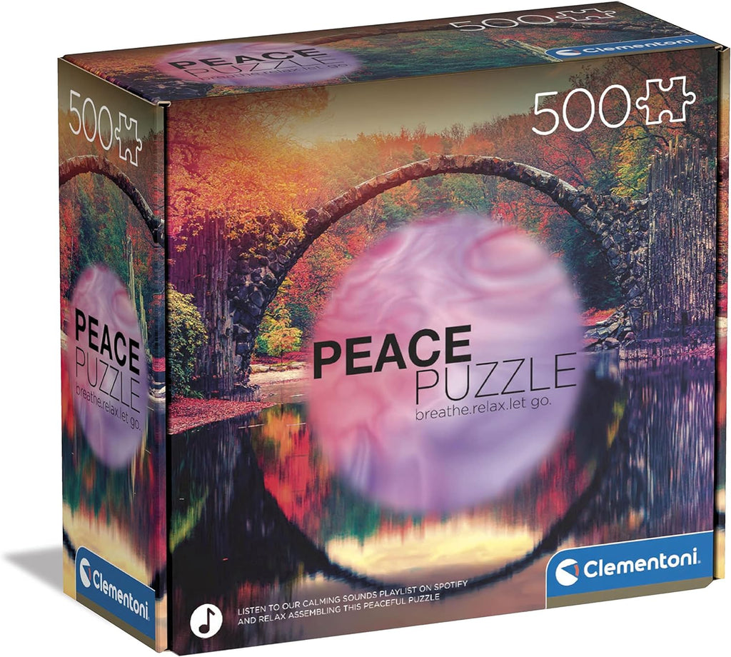 Clementoni Peace Jigsaw Puzzle with 500 Pieces - TOYBOX Toy Shop