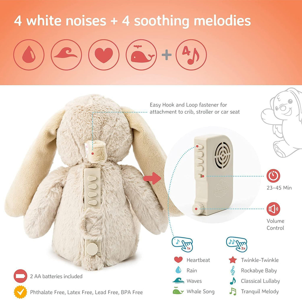 Cloud b Soothing Sound Machine Bubbly Bunny - TOYBOX Toy Shop