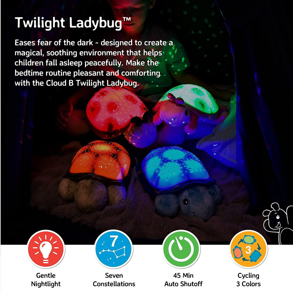 Cloud b Twilight Ladybug Nightlight Star Projector - Classic Night Light - TOYBOX Toy Shop