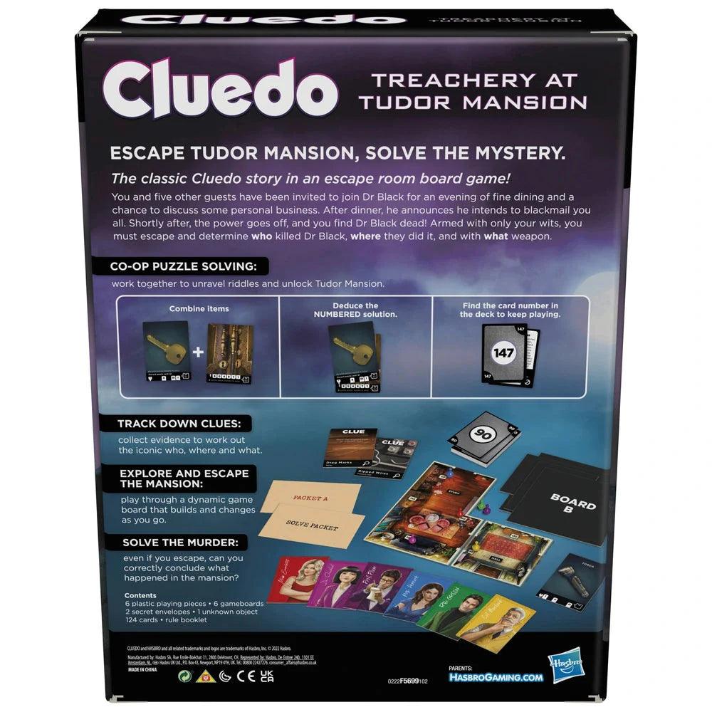 Cluedo Escape Treachery at Tudor Mansion Board Game - TOYBOX Toy Shop