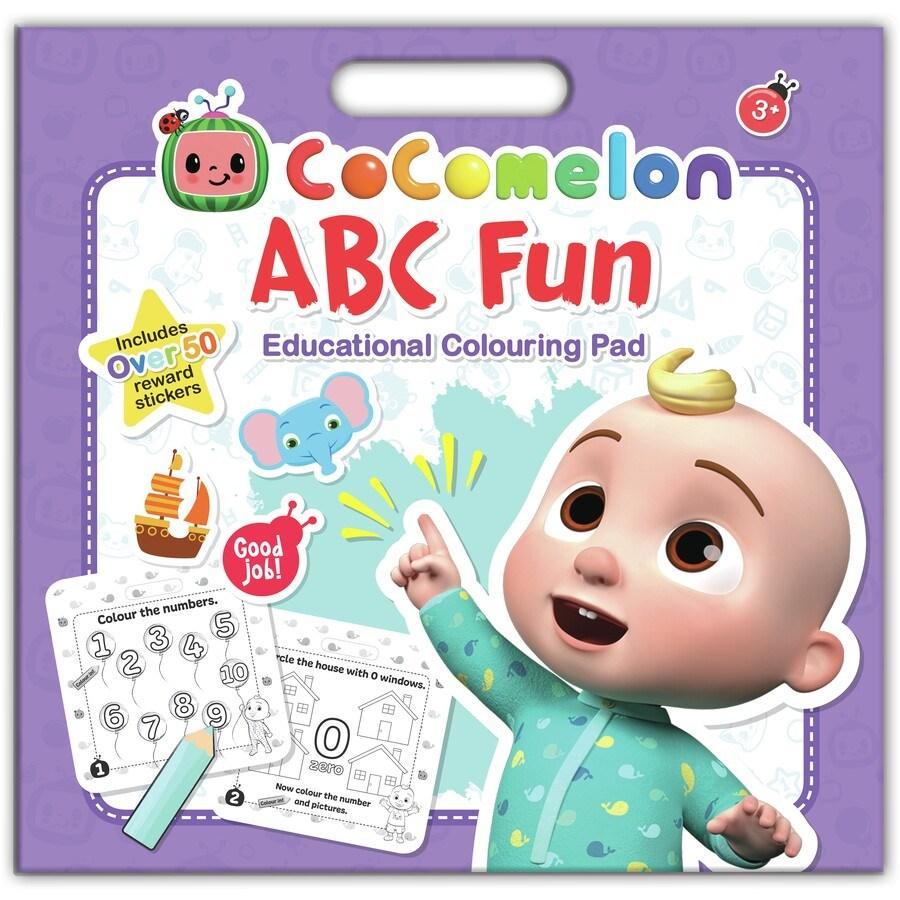 CoComelon ABC Fun Educational Colouring Pad - ABC Fun - TOYBOX Toy Shop