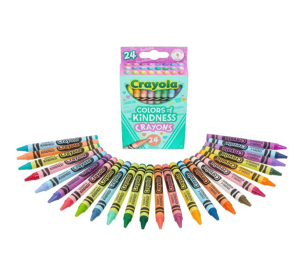 Colours of Kindness Crayons 24 Count - TOYBOX Toy Shop