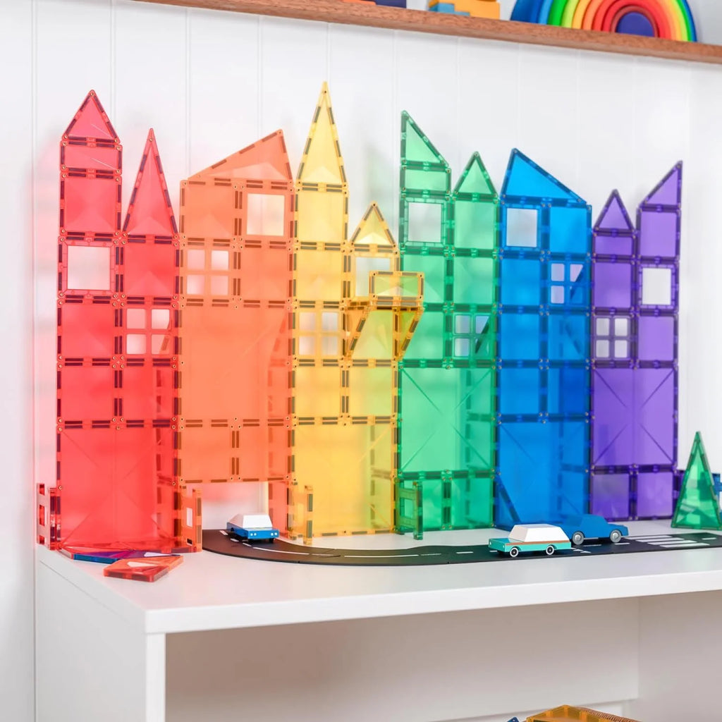 Connetix Magnetic Tiles Rainbow Creative Pack 102 pc - TOYBOX Toy Shop