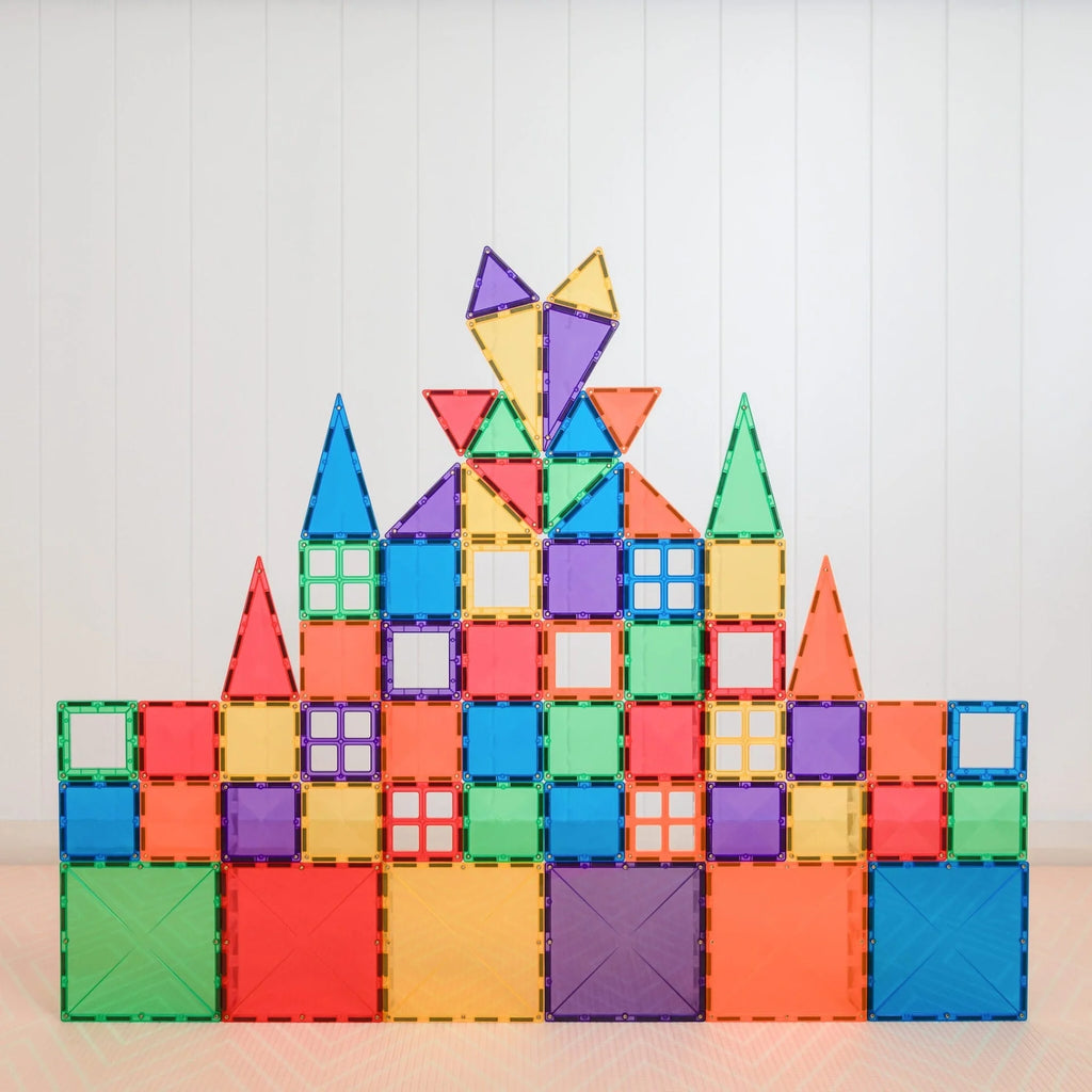 Connetix Magnetic Tiles Rainbow Starter Pack 60 pc - TOYBOX Toy Shop