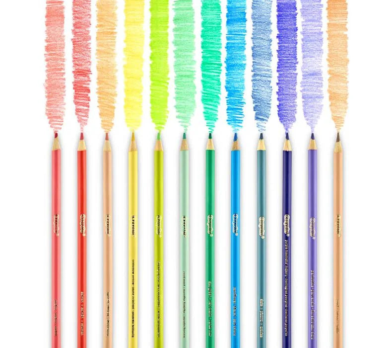 Crayola 12 Pastel Coloured Pencils - TOYBOX Toy Shop