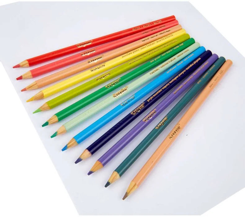 Crayola 12 Pastel Coloured Pencils - TOYBOX Toy Shop