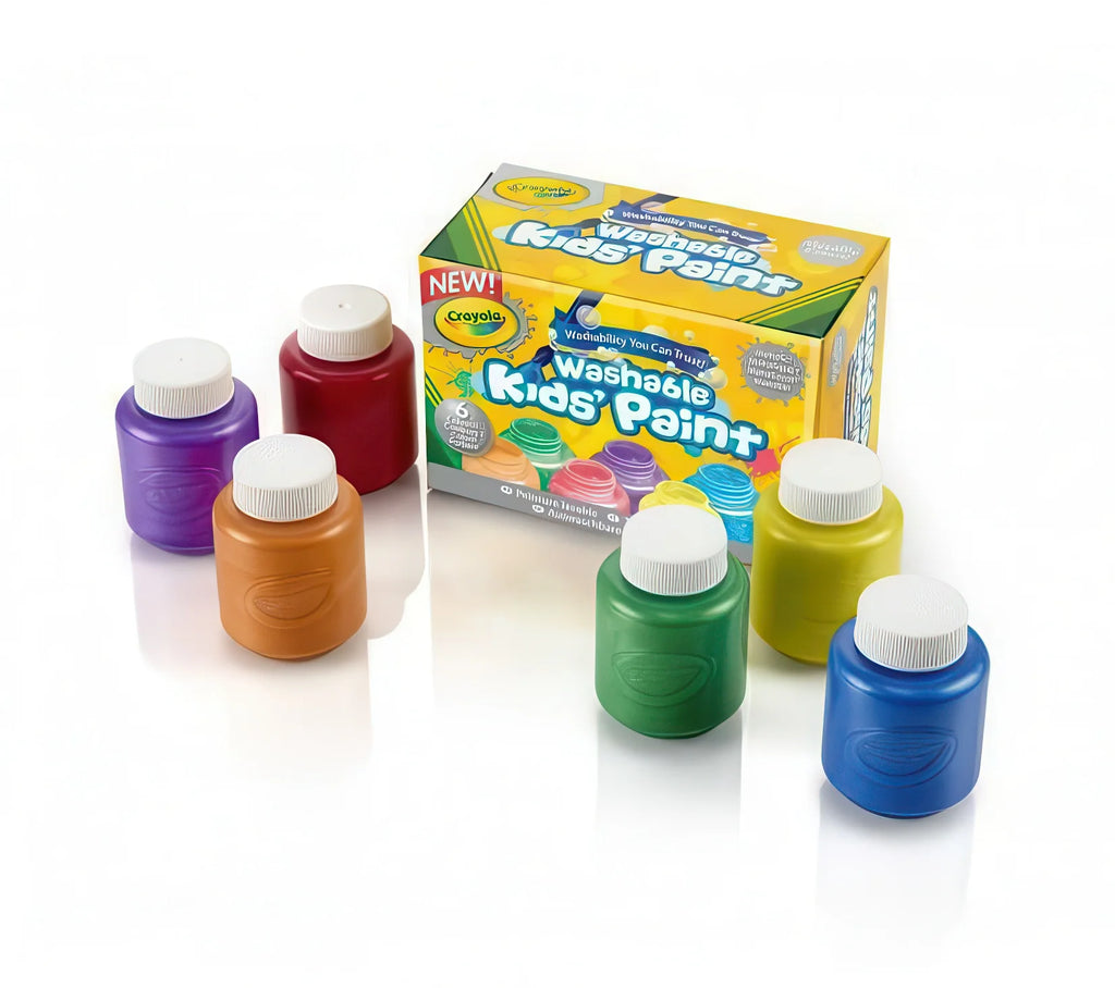 Crayola 6 Washable Metallic Paints - TOYBOX Toy Shop